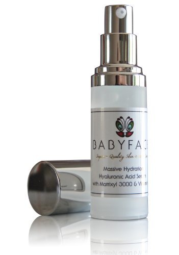 Babyface Massive Hydration Hyaluronic Acid Serum with Vitamin C & Matrixyl 3000 1.1 oz. / 33 ml.