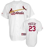 David Freese Jersey: St. Louis Cardinals #23 Home White Authentic Jersey (L/50, White)
