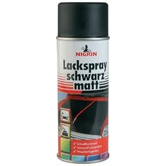 NIGRIN 74112 Lackspray schwarz matt 400 ml