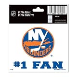 New York Islanders 3"x4" Ultra Decal Window Cling