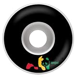 Enjoi Rasta Panda Skateboard Wheels - Set of 4 - 54 mm
