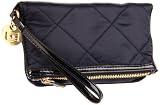 Tommy Hilfiger Fold Over Pouch Clutch Quilt Nylon Travel Kit