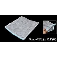 Como Aquarium Fish Tank Fry Breeder Breeding Zipper Net Bag White
