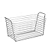 InterDesign Classico Medium Basket, Chrome, 13-3/4 by 7-1/2 by 7-Inch