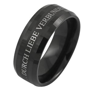 Core TW012.04 - Anillo de hombre de acero inoxidable (talla: 26)