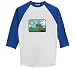 Croquet - Raglan 3/4 Sleeve T-Shirt