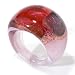 Murano Glass Ovale Kaleidoscope Ring