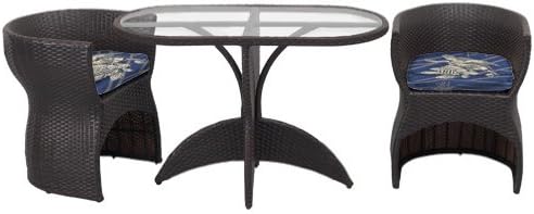 Guy Harvey Outdoors Tropic Isle Furniture Collection (Dark Brown,  64x64x26)