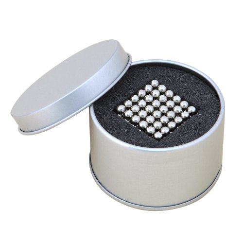 NeoCube - Cube magique composé de 216 billes magnétiques en néodyme - Coffret cadeau en métal