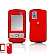 Solid RED Snap-On Cover Hard Case Phone Protector for LG CU720 Shine CU-720 [Beyond Cell Packaging]
