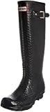 Hunter Carnaby Boa Snake W24103, Unisex - Erwachsene, Gummistiefel, Schwarz (Black), EU 42 (UK 8)