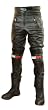 MAX MPH ULTIMATE Leather Motorcycle Trousers / Jeans - removable CE armour