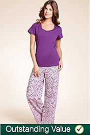 Pure Cotton Short Sleeve Animal Print Pyjamas