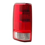 Dodge Nitro 07-08 LED Taillights Red Clear - (Sold in Pairs) by Eagle