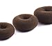 AJOY Hair Bun Maker Women Rings Donut Buns Doughnut Shaper Chignon Former, 3 Pieces 3 Colors 2-4inch, Large Medium and Small Size ...