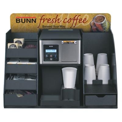 BUNN-O-Matic 39501.0001 Brew Station, 4 Pull-Out Drawers, Cup Placement, Graphics Header, Each