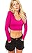 Vivian's Fashions Top - Crop Top, Long Sleeve