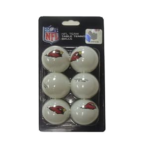 NFL Arizona Cardinals Franklin Table Tennis Balls 6 pack