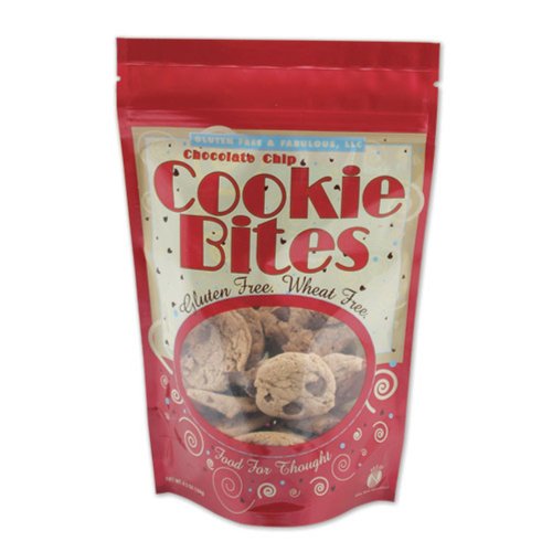 Gluten Free & Fabulous Chocolate Chip Cookie Bites, 6.5-Ounce Pouches (Pack of 6) by Gluten Free & Fabulous