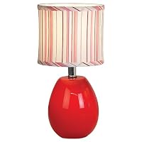 LumiSource LS-GLOW MELON R Glow Melon Lamp, Red and White