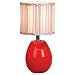 LumiSource LS-GLOW MELON R Glow Melon Lamp, Red and White