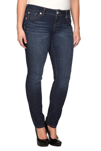 Torrid Plus Size Torrid Denim - Sophia Blue Washed Skinny Jeans (Tall) product image
