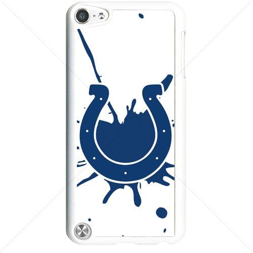 NFL American football Indianapolis Colts Fans Apple iPod Touch iTouch 5th Generation Hard Plastic Black or White cases (White)