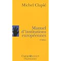 Manuel d'institutions europ�ennes