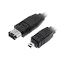 6 to 4-pin IEEE 1394 iLink FireWire DV Cable FOR MAC/PC