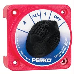 Perko 8511DP Compact Marine Battery Selector Switch by Perko