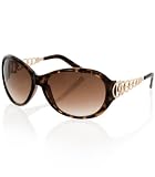 G by GUESS Plastic Sunglasses with Ring Temples