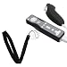 Soft Silicone Skin Case + Wrist Strap for Nintendo Wii Remote Control / Controller & Nunchuk - Black