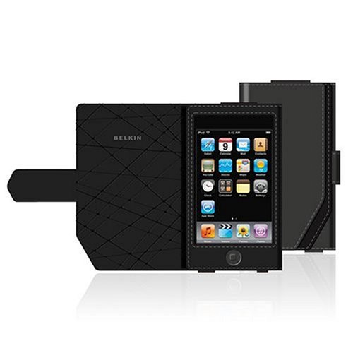 Childrens Toyshop  Electronics : Belkin Leather Folio Case  for iPod touch (2nd Generation) - Black