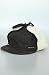 Nixon The New York Minute Wool Mud Flap Hat in Black with Gray Stripes,Hats for Women