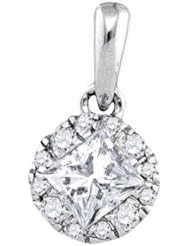 0.51CTW-DIA 0.40CT-CPR PENDANT