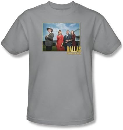 Dallas Soap Opera Drama TV Series TNT Cast Bobby J.R. Sue Ellen Adult Mens Tee