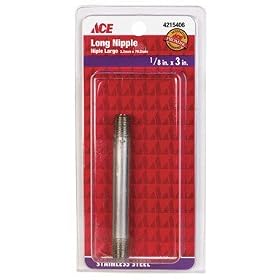 ANDERSON COPPER & BRASS A113SS-A3 NIPPLE SS 1/8X3"LONG