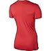 Nike Legend 2.0 V-Neck Women's Training Tee (Crimson, Small)