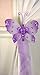 The Butterfly Grove Emily Butterfly Curtain Tieback for Baby, Purple Wisteria, Small/5