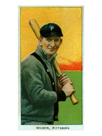 Pittsburgh, PA, Pittsburgh Pirates, Owen Wilson, Baseball Card Premium Poster Print, 18x24