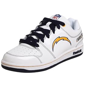 Reebok Men's NFL Chargers Field Pass Helmet Sneaker