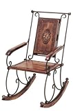 Antique Style Wooden/Metal Rocking Chair