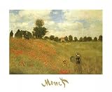 Posters: Claude Monet Poster Art Print - Poppies (12 x 9 inches)
