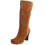 Biviel Women's BV2105 Platform Boot,Suede Saddle,37 EU (US Women's 7 M)