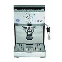 KRUPS XP5240 Pump Espresso Machine with KRUPS Precise Tamp Technology and Stainless Steel Housing, Silver
