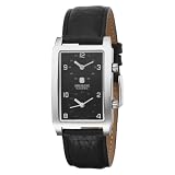 Swiss Military Hanowa Men's Globe Trotter Black Dial Leather Strap Watch #06-4019-04-007
