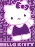 Hello Kitty Purple Soft Blanket 60in x 80in - Royal Plush - Sanrio Blanket Hello Kitty - Hello Kitty Blanket