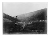 Historic Print (S): Pennsylvania Railroad. Horse shoe curve, Allegheny Mountains