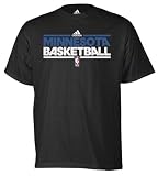 NBA Minnesota Timberwolves Practice Short Sleeve Tee (Black, Large)