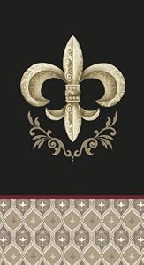 Guest Napkin, Fleur De Lis